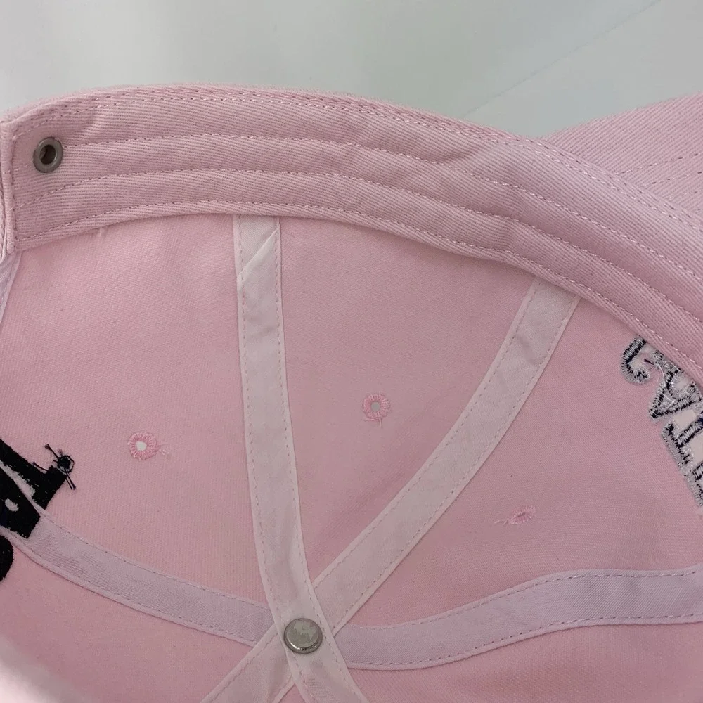 Caterpillar Pink Hat CAT Adjustable Strapback Cotton Baseball Cap